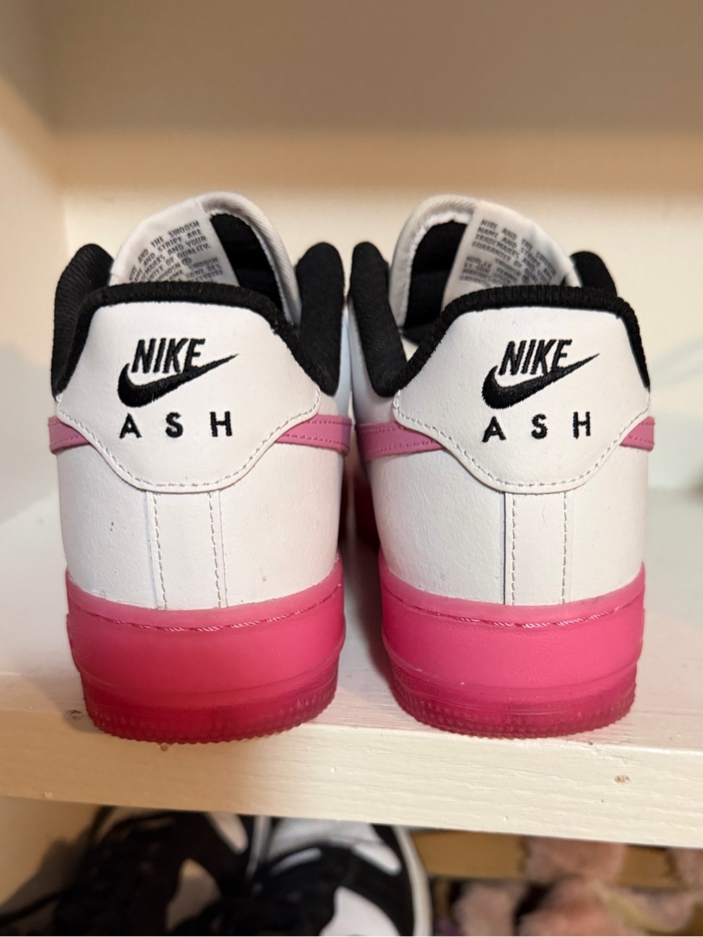 💗 Custom Nike Air Force 1 ’07 – Personalized “ASH” Edition